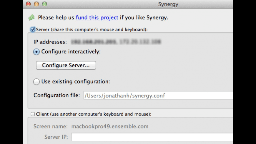 Synergy editor mac